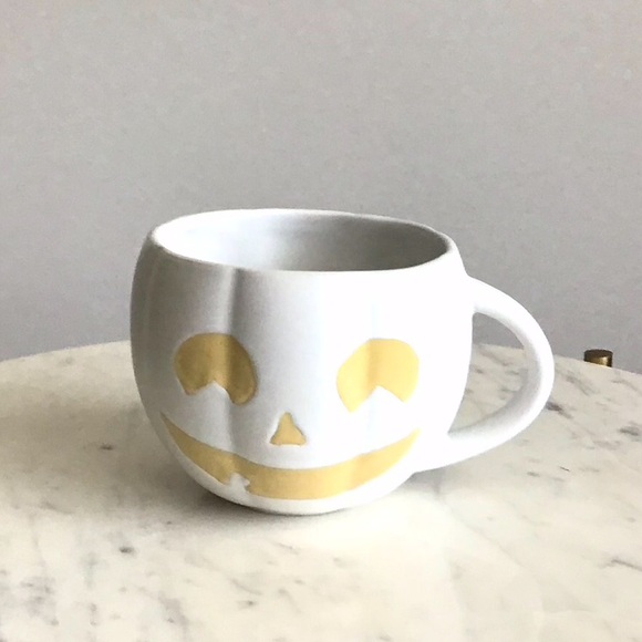 Pottery Barn Jack-O’-Lantern Mug Handpainted Stoneware Pumpkin NEW - Picture 7 of 10